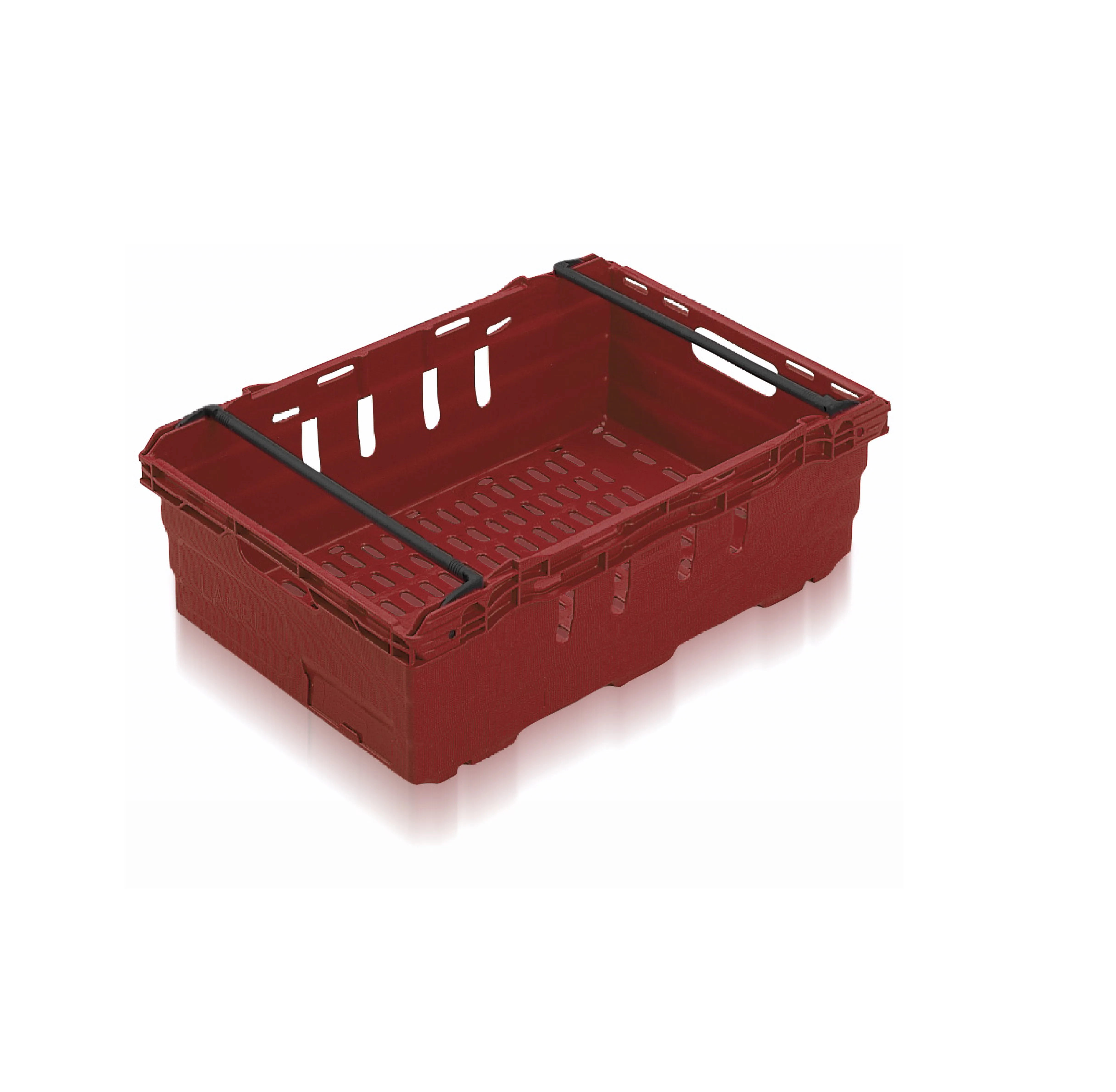 35L Heavy Duty Stacking & Nesting Crate Ventilated (600x400x199mm)