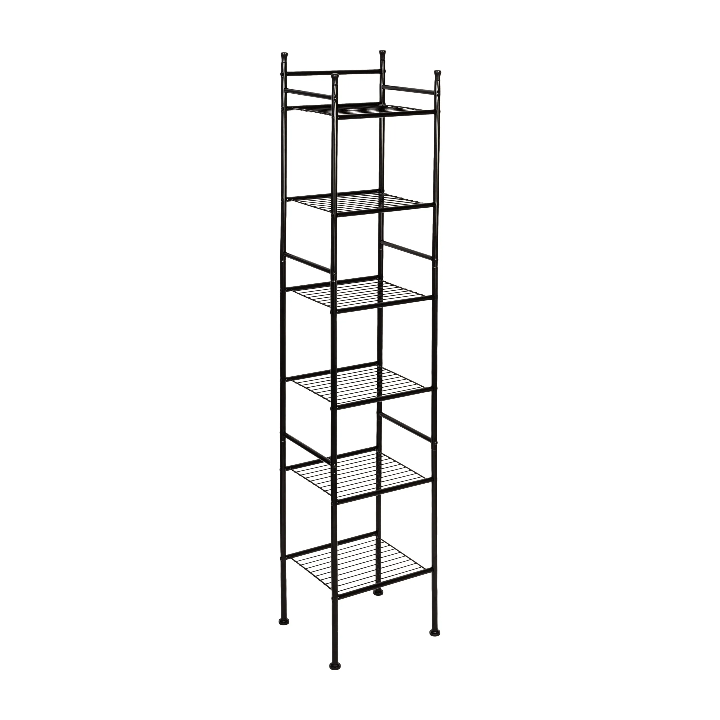 6-Tier Space-Saving Shelving Tower