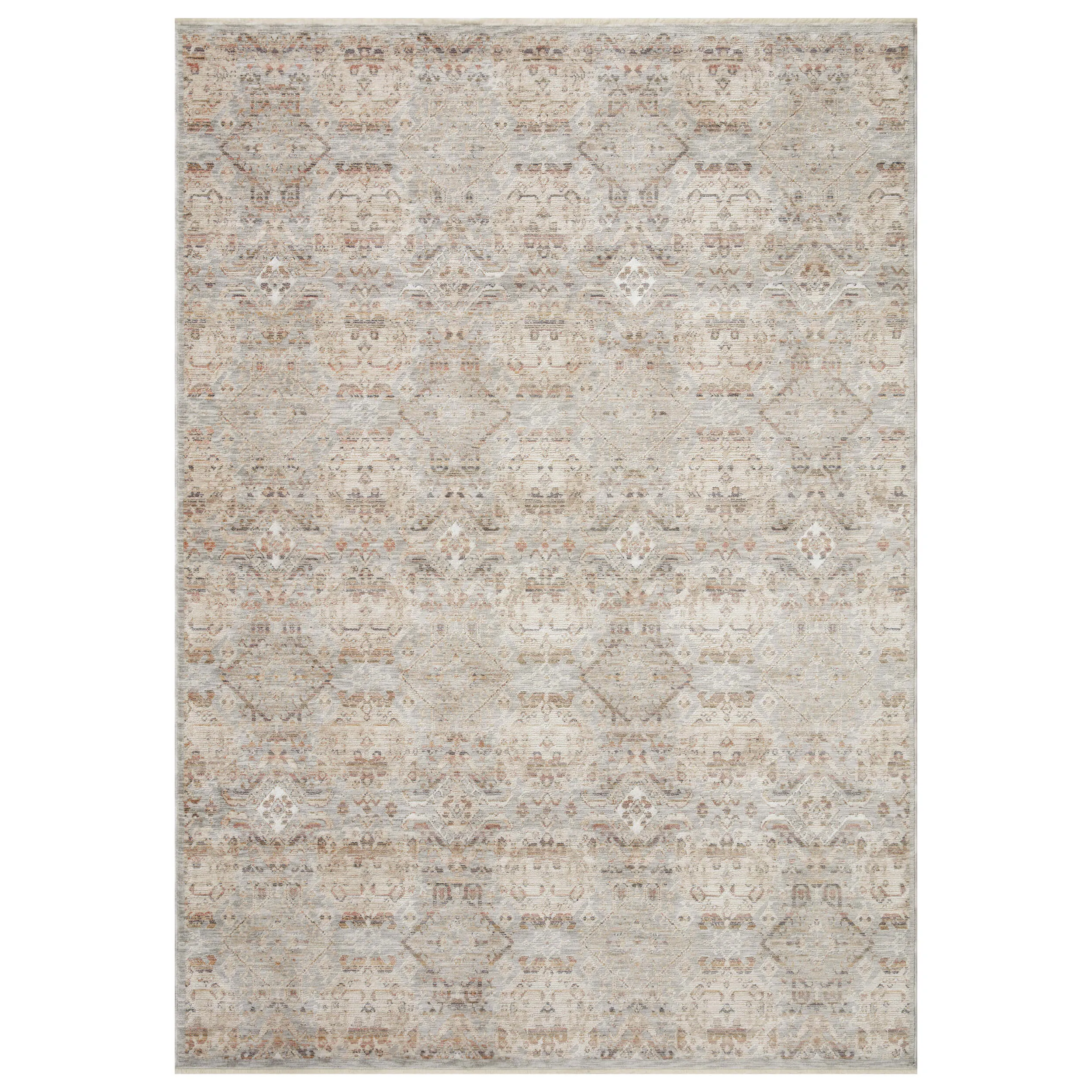 Amber Lewis x Loloi Rug Zuma ZUM-05, Silver/Multi