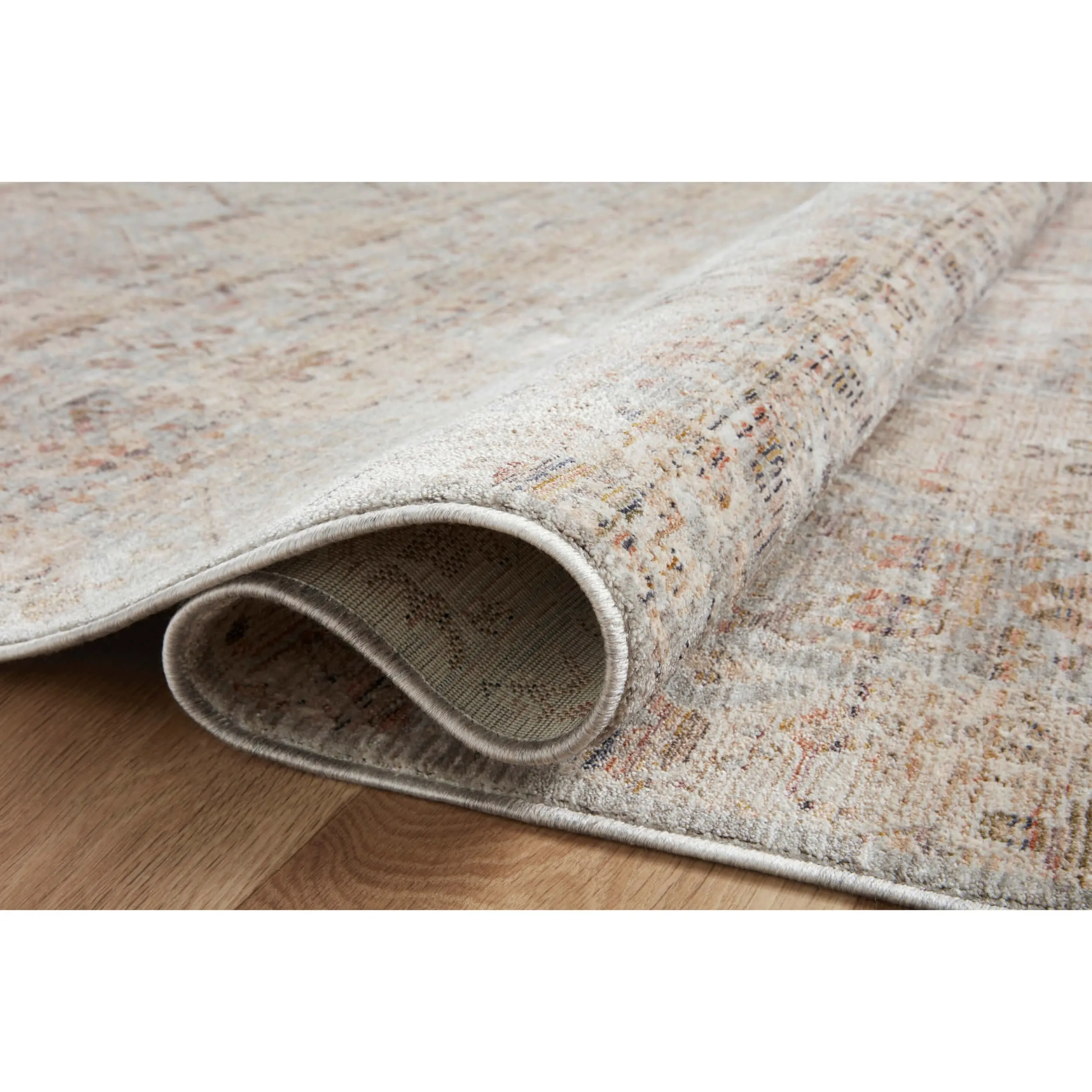 Amber Lewis x Loloi Rug Zuma ZUM-05, Silver/Multi