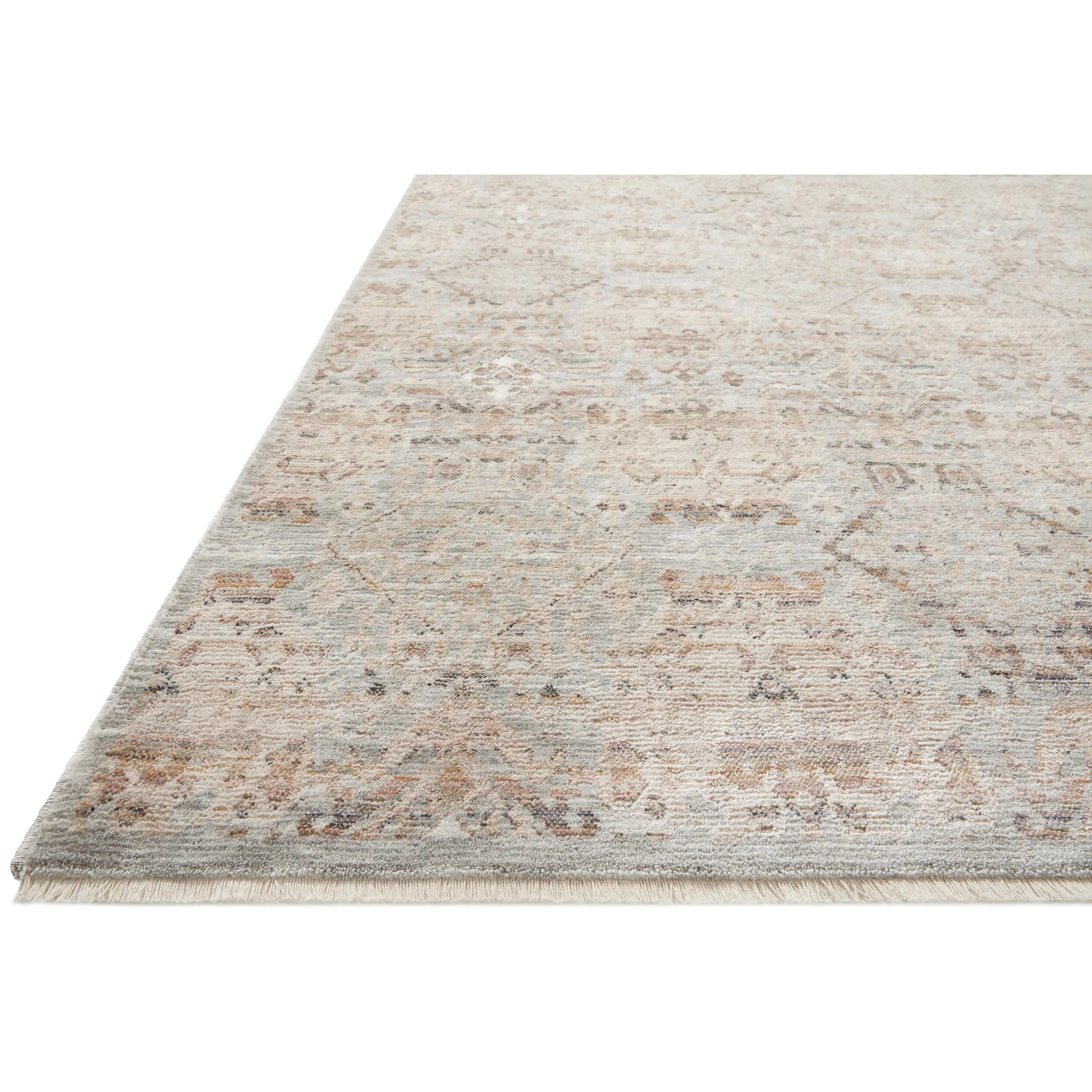 Amber Lewis x Loloi Rug Zuma ZUM-05, Silver/Multi