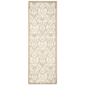 Amherst 2' 3" x 13' Indoor/Outdoor Woven Area Rug - Wheat/Beige