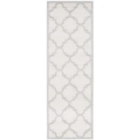 Amherst 2' 3" x 7' Indoor/Outdoor Woven Area Rug - Beige/Light Gray