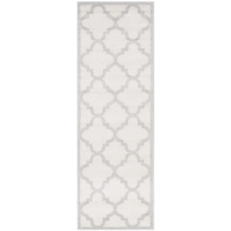 Amherst 2' 3" x 7' Indoor/Outdoor Woven Area Rug - Beige/Light Gray