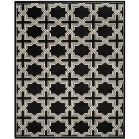 Amherst 8' x 10' Indoor/Outdoor Woven Area Rug - Anthracite/Gray