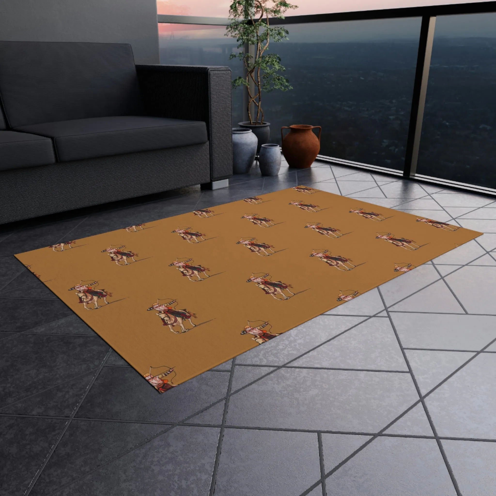 Arrow Horse POD Outdoor Rug