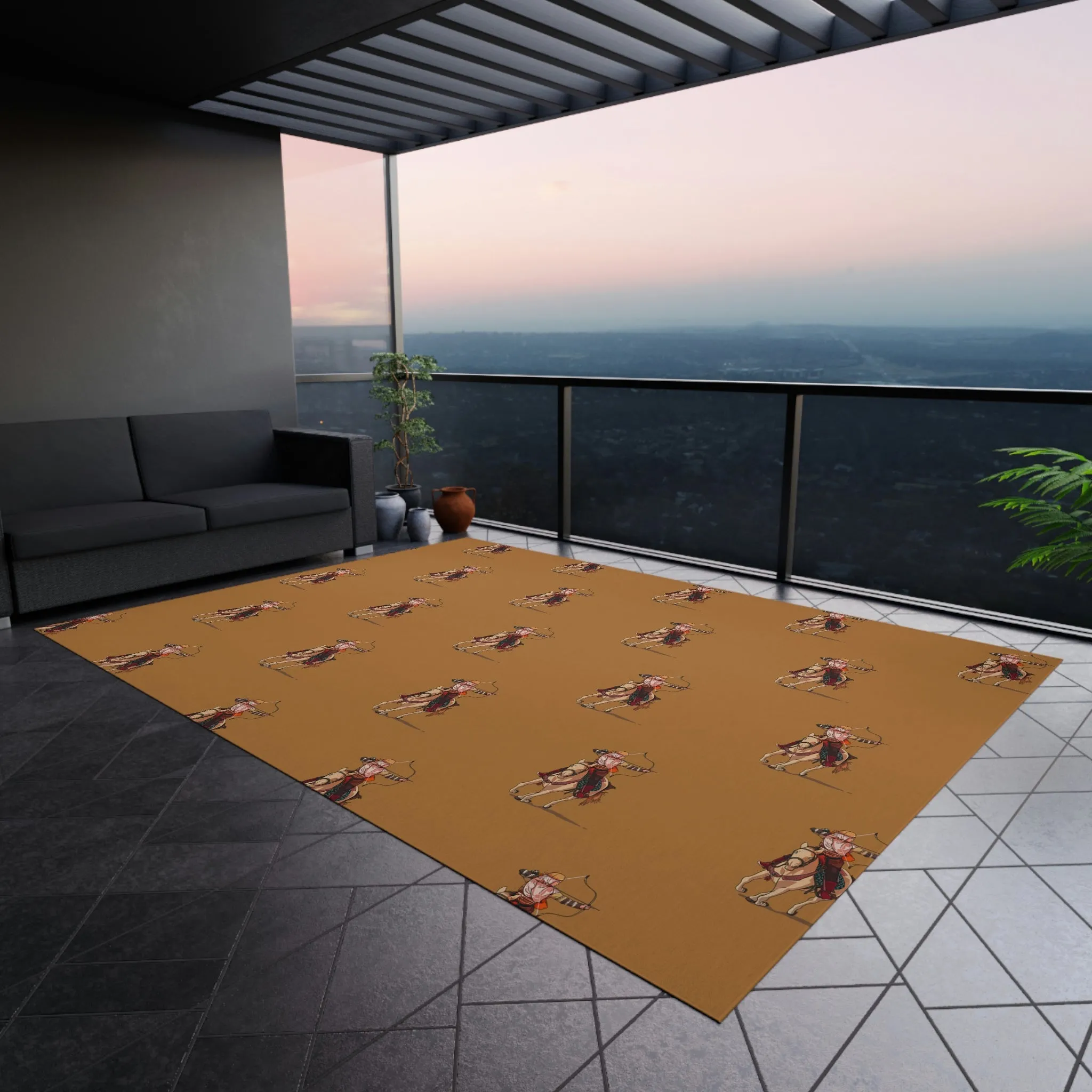 Arrow Horse POD Outdoor Rug