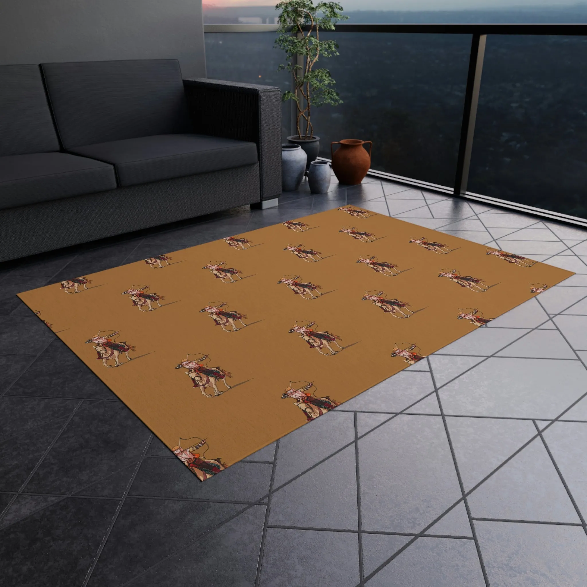 Arrow Horse POD Outdoor Rug