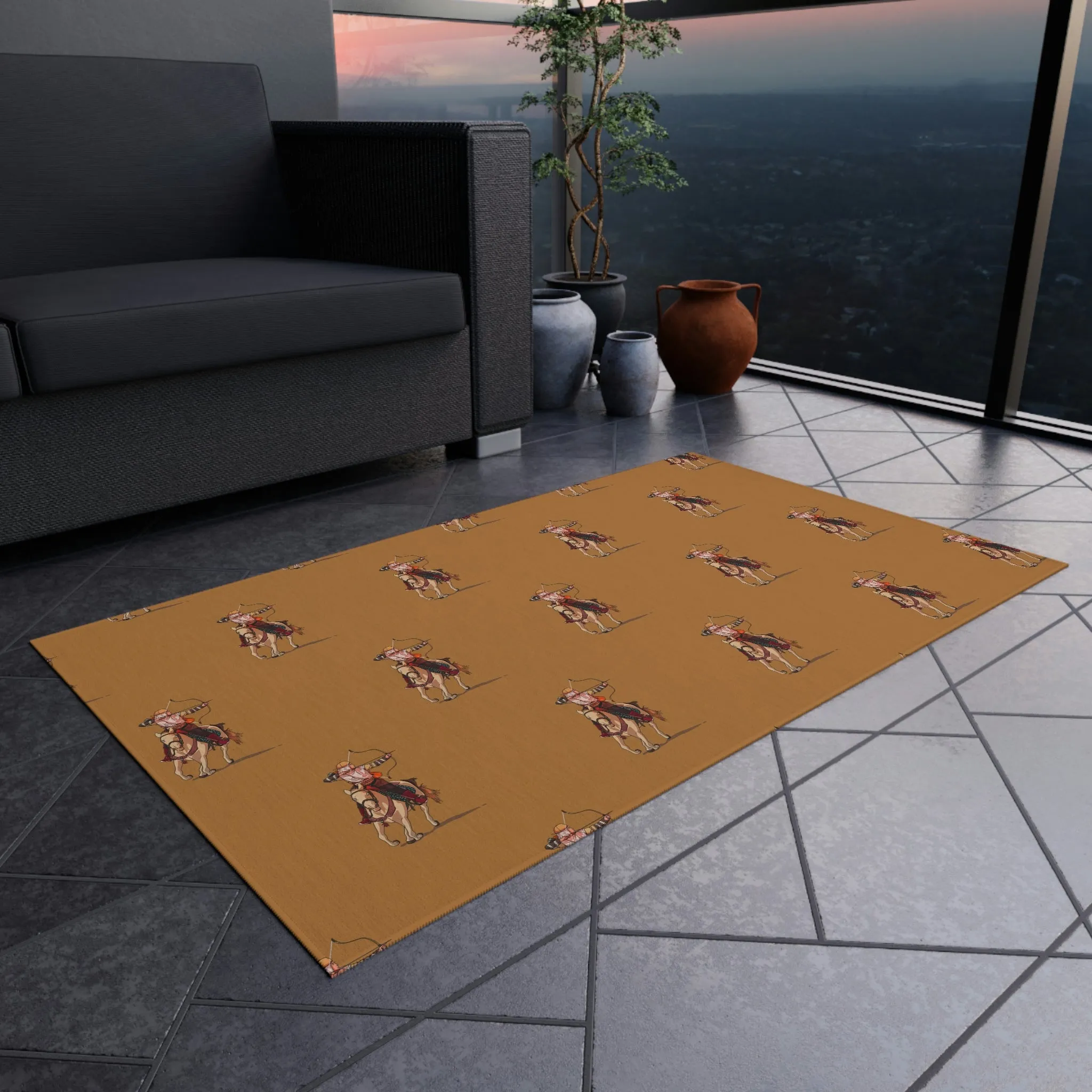 Arrow Horse POD Outdoor Rug