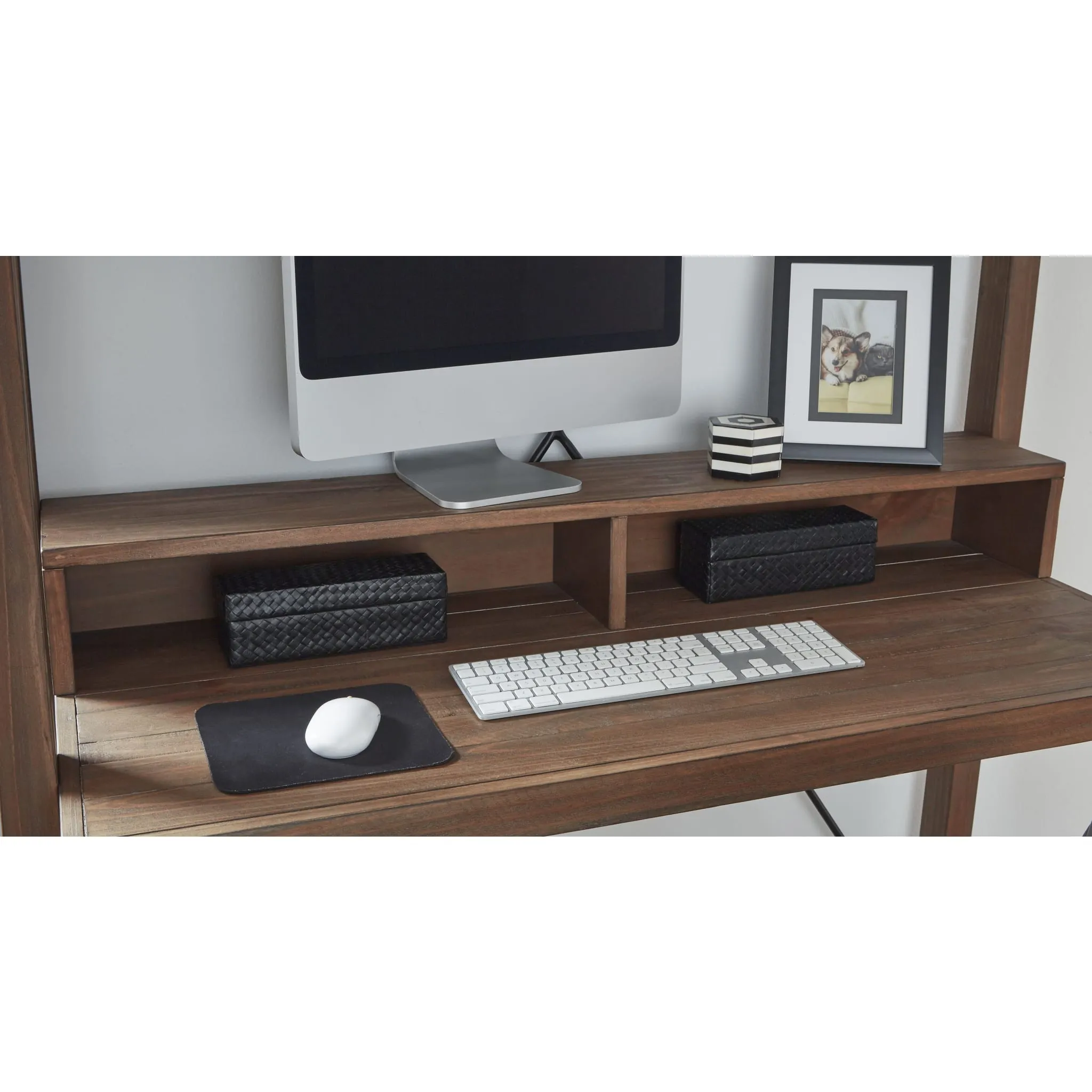 Autumn Ladder Desk in Flint Oak