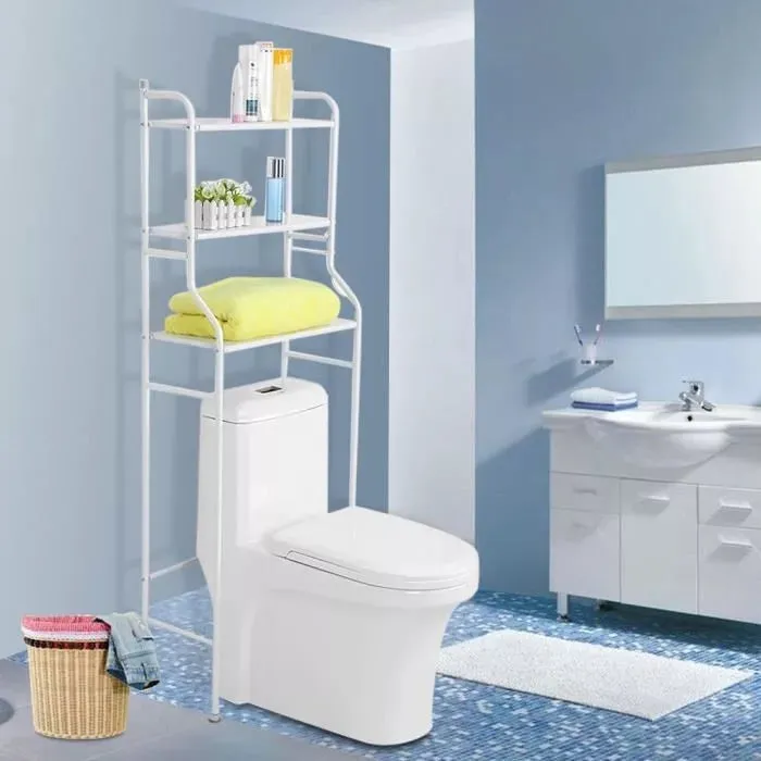 Bathroom Over Toilet Rack Storage Shelf Organizer TM-010