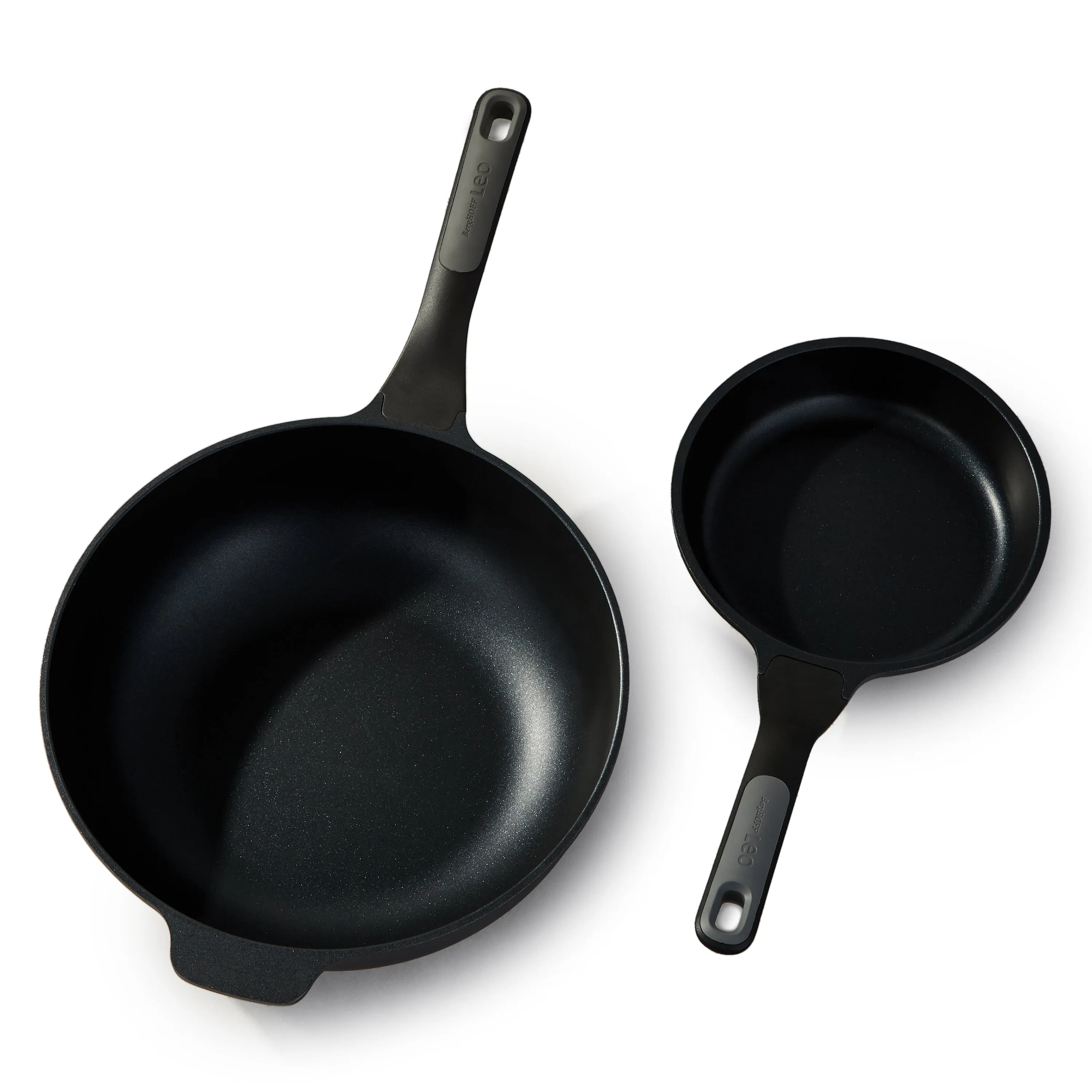 BergHOFF Leo Stone  2Pc Nonstick Ceramic Stir Fry Set