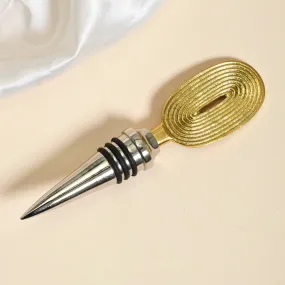 Brass Wine Stopper | Ekaantrik | Gold & Silver