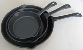 Cast Iron Skillet Trio Long handle