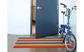 Chilewich Shag Mat - Pride Stripe