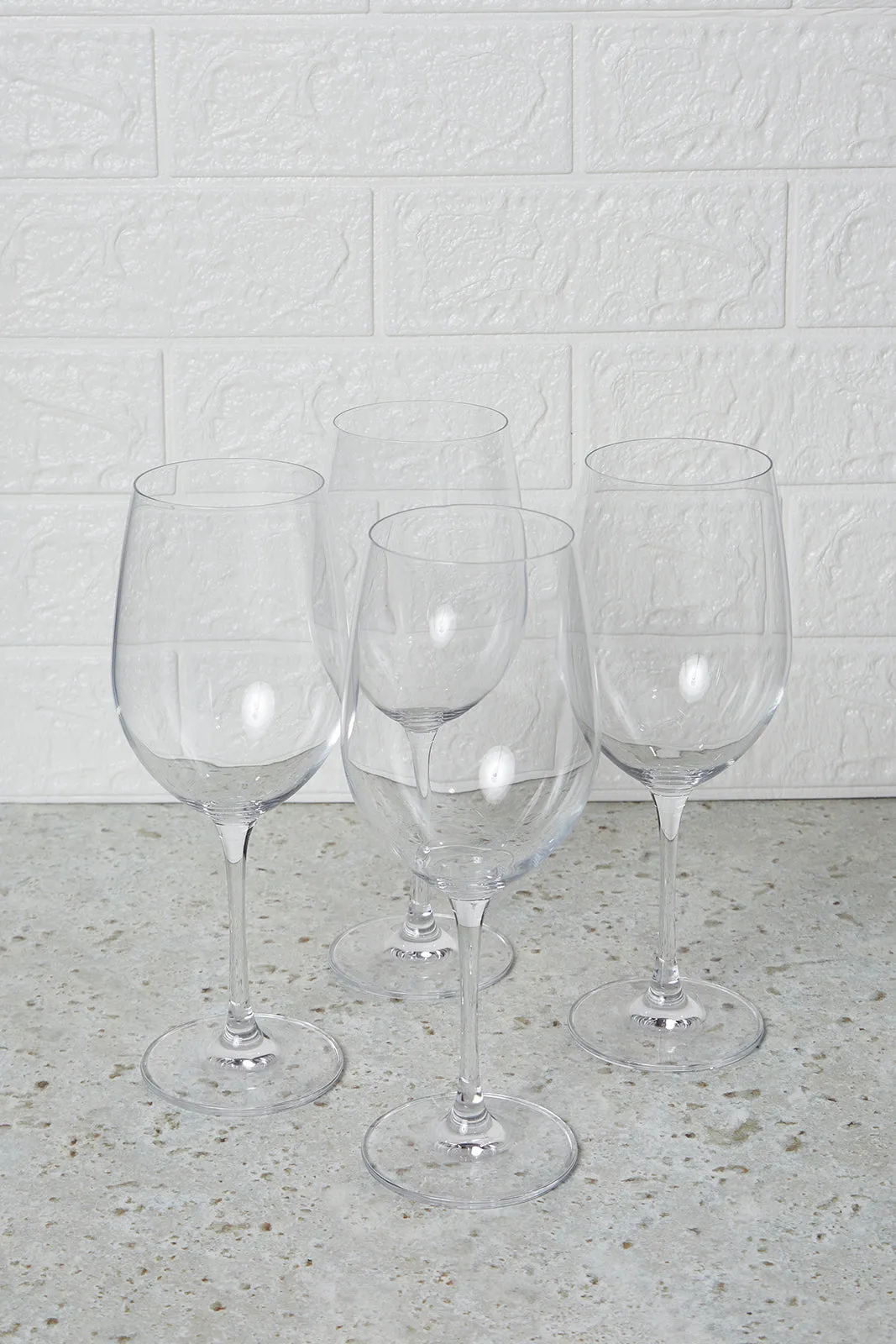 Clear Crystal Glass Set Of (4 Piece)