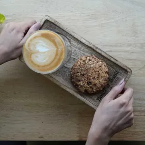 Coffee Wooden Tray | 9 x 5 x 2 inches