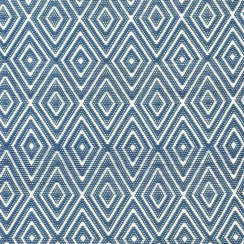 Dash & Albert Diamond Denim/White Indoor/Outdoor Rug