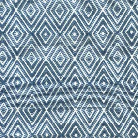 Dash & Albert Diamond Denim/White Indoor/Outdoor Rug