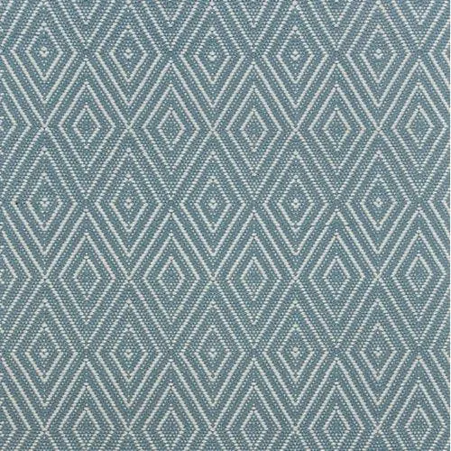 Dash & Albert Diamond Slate/Light Blue Indoor/Outdoor Rug