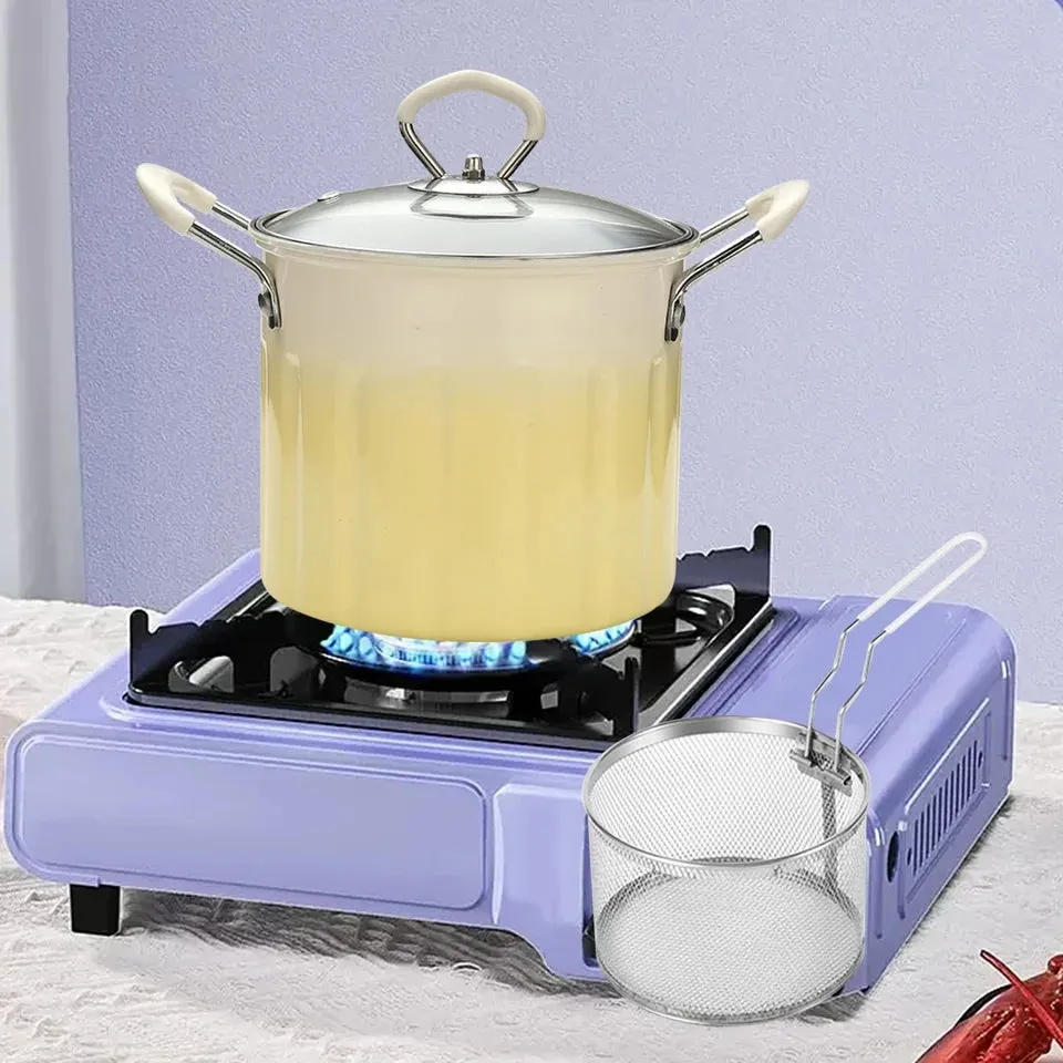 DEEP FRYING POT WITH STRAINER 3 LTRS