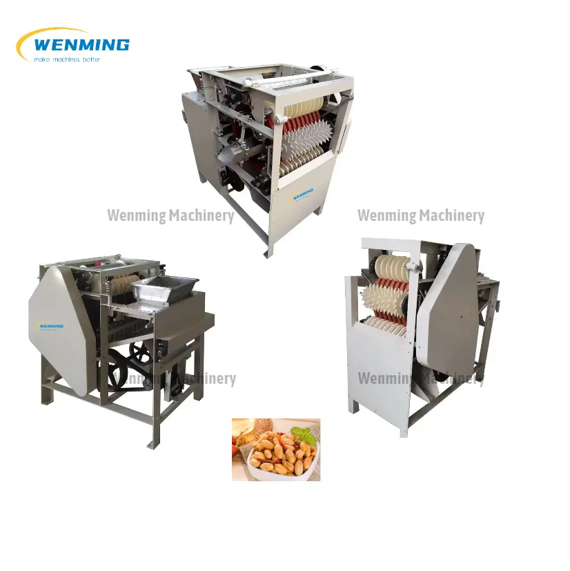 Efficient Groundnut Frying And Peeling Machine Peanut Husk Removal Machine