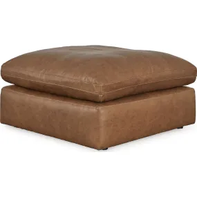 Emilia Oversized Accent Ottoman - Caramel