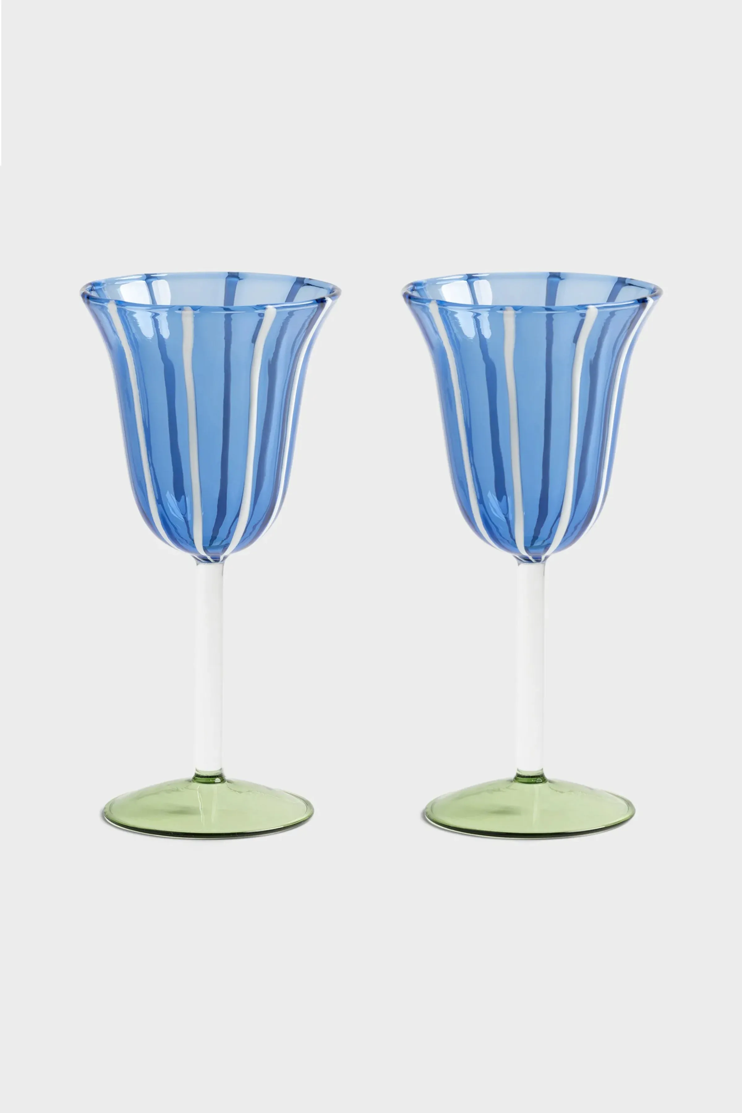 Eve Wine Glass Set (Blue)