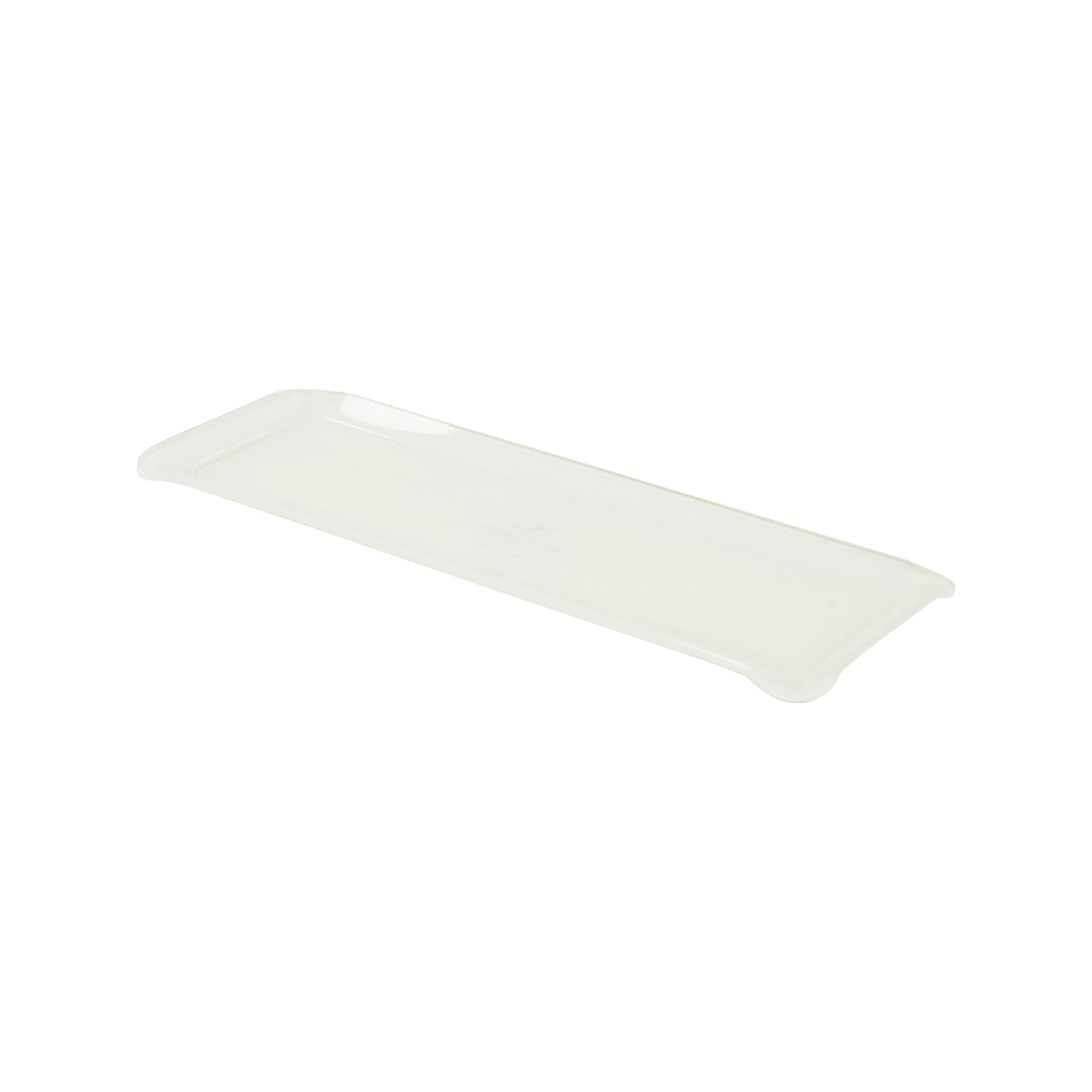 Fabric Tray Oblong White