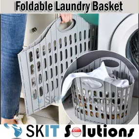 Foldable Laundry Basket / Space Saving Clothes Storage Bag Shelves / Toys Organizer Multipurpose Storage