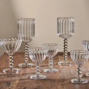 Grooved and Ribbed Borosilicate Glassware