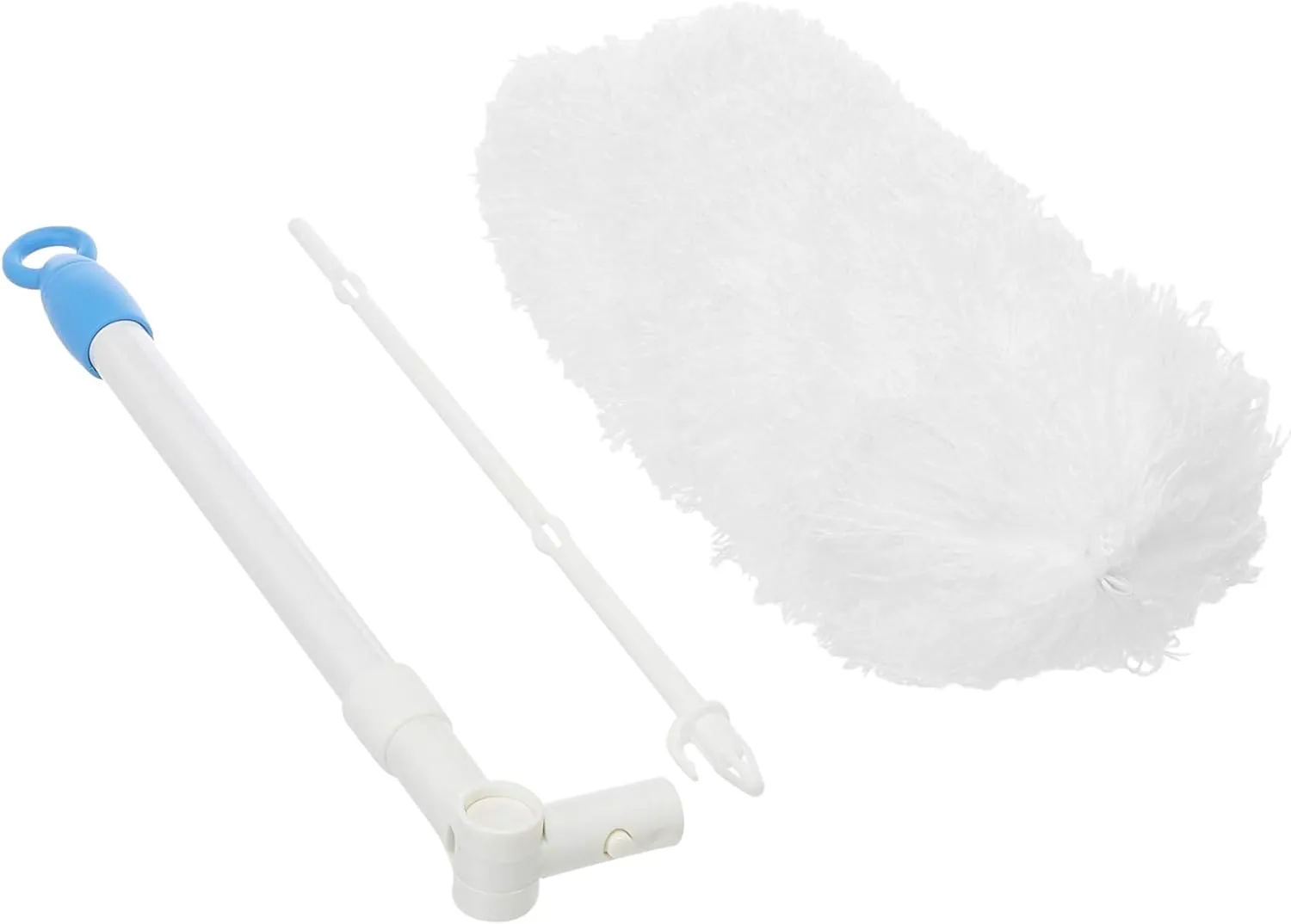 Handheld Duster, Single Pad, Blue & White