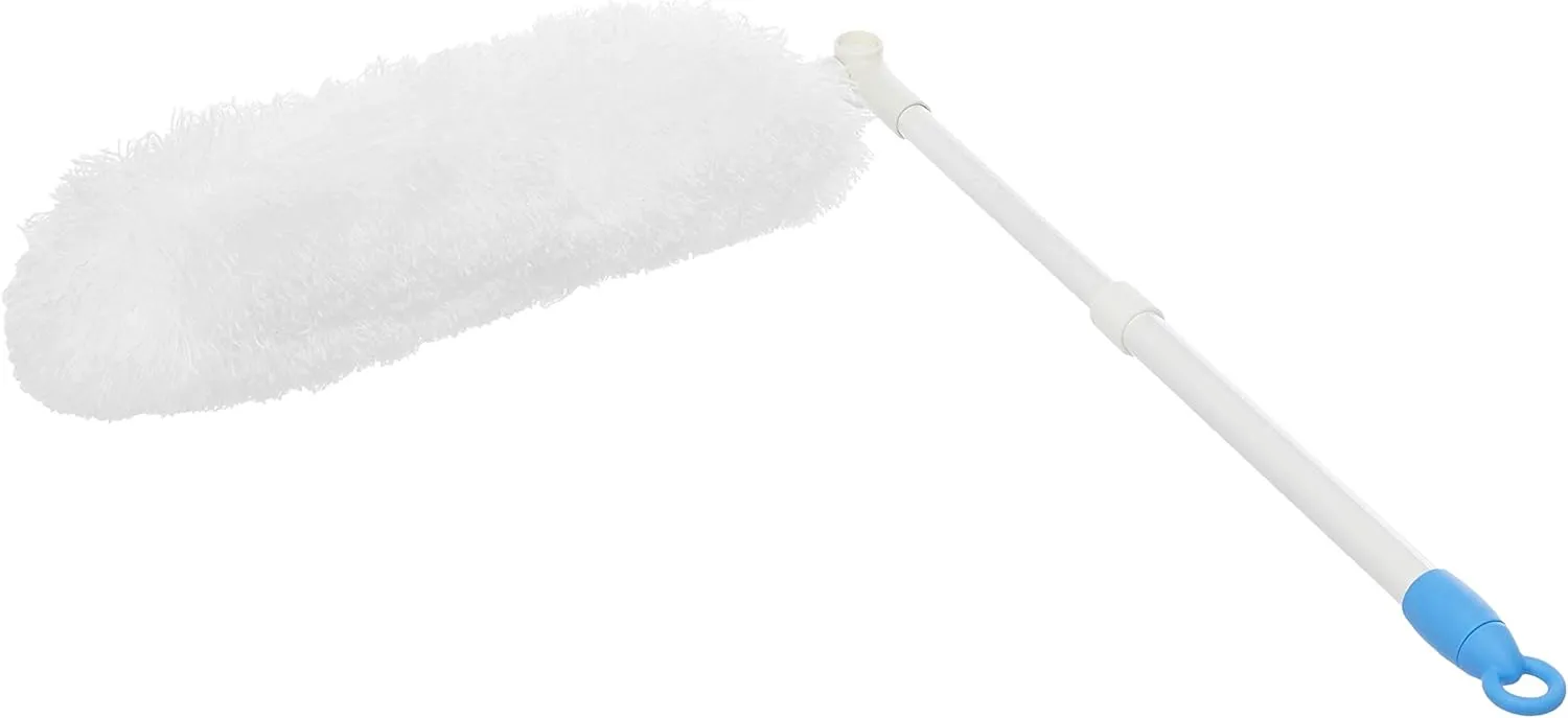 Handheld Duster, Single Pad, Blue & White