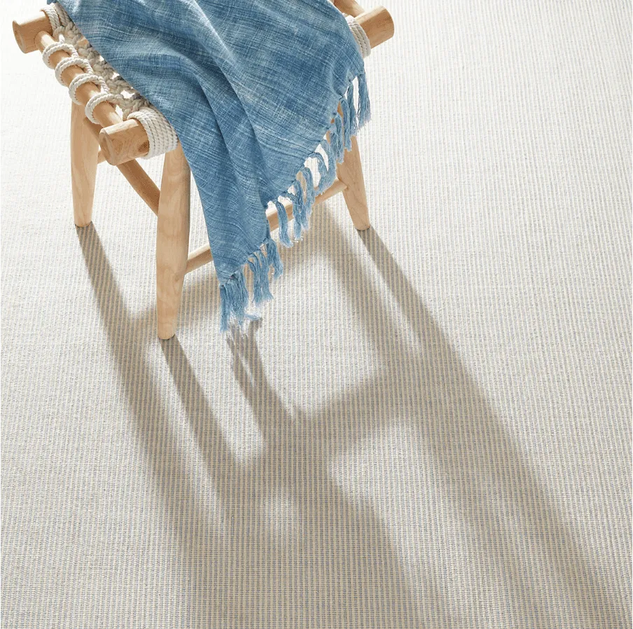 Haverhill Handwoven Cotton Rug - French Blue