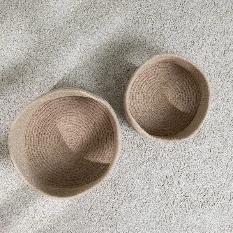 Inser Cotton Basket - Set Of Two