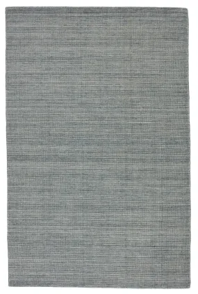 Jaipur Living Brevin Danan Handmade Indoor/ Outdoor Solid Blue/ Gray Area Rug