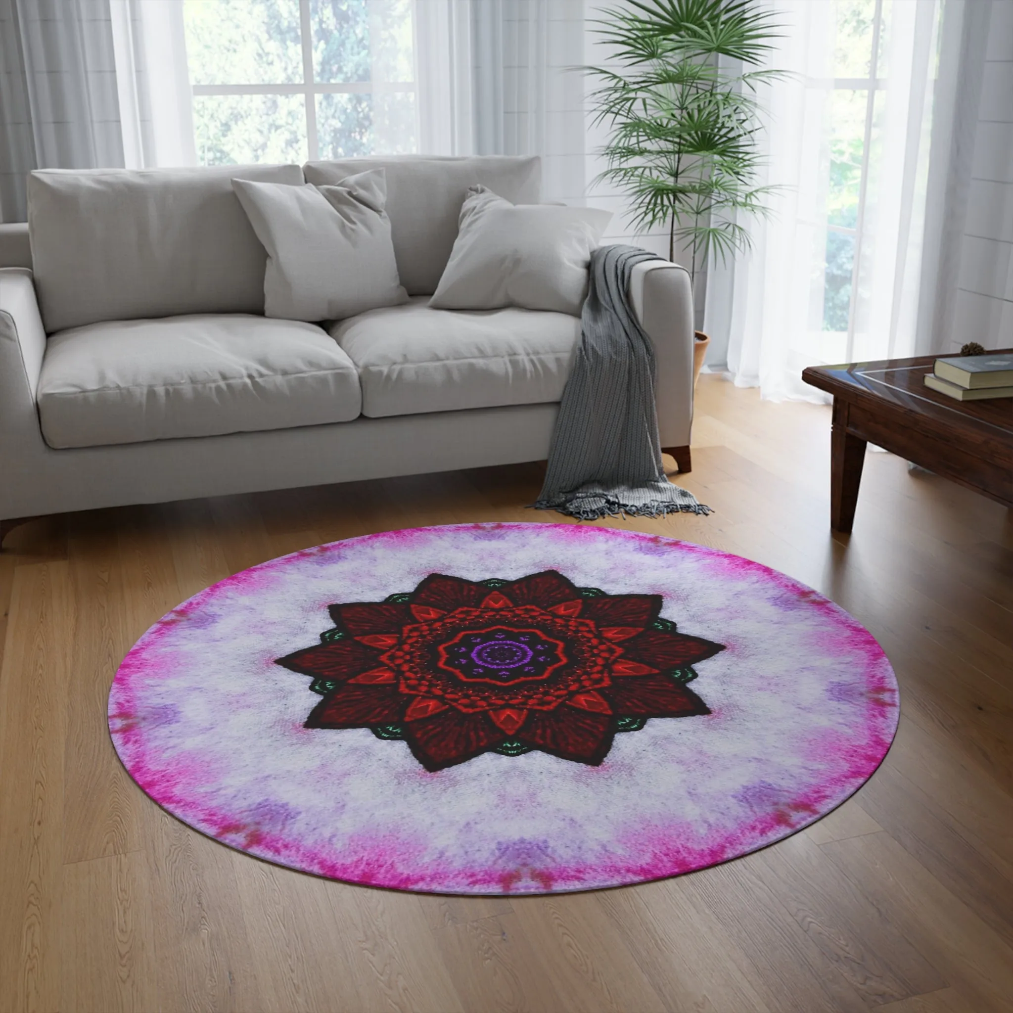 Kaleido47 Cymatic Round Rug (VESI)