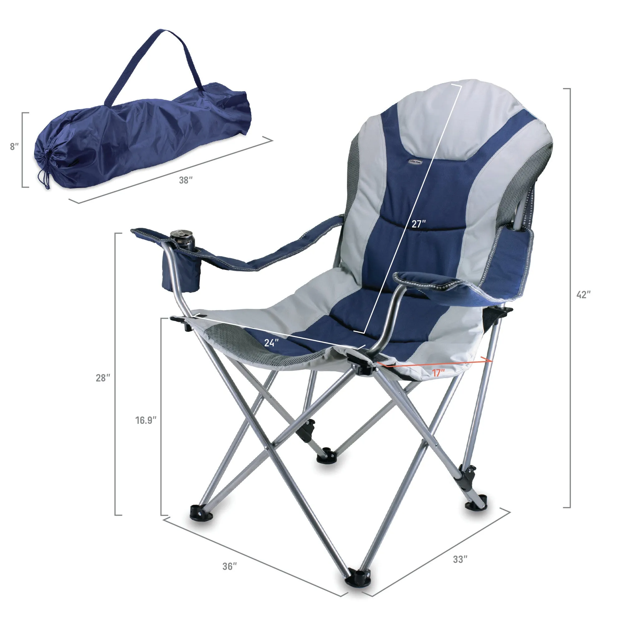 Kansas City Royals - Reclining Camp Chair