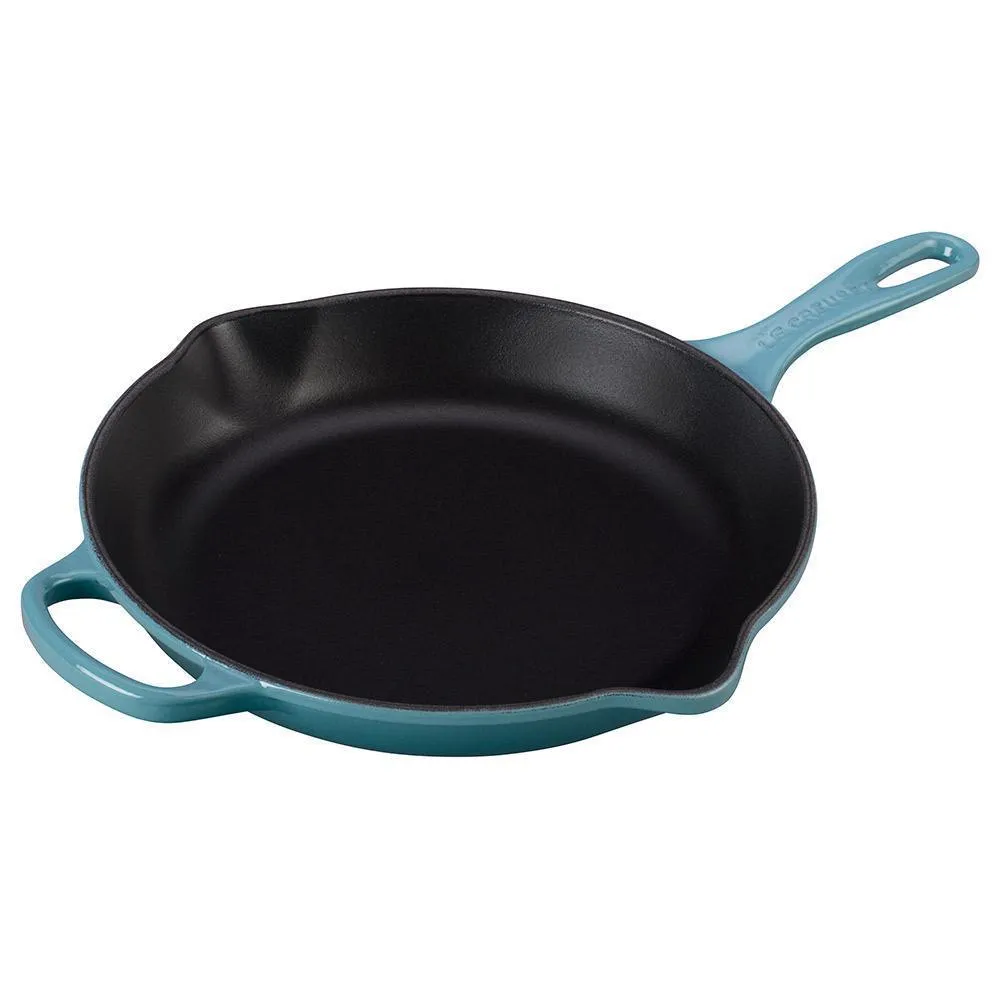 Le Creuset 10.25″ Enameled Cast Iron Signature Round Skillet with Handle