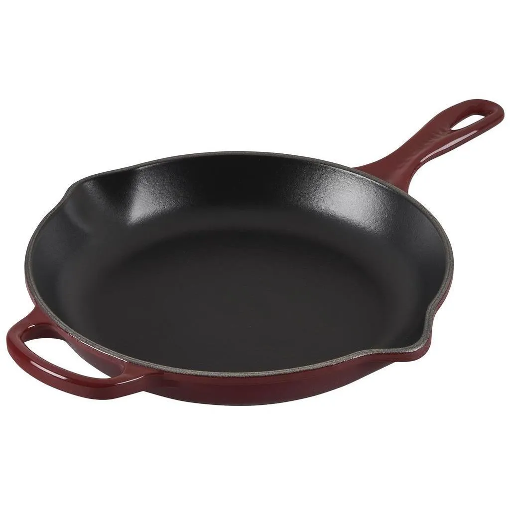 Le Creuset 10.25″ Enameled Cast Iron Signature Round Skillet with Handle