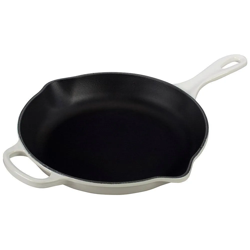 Le Creuset 10.25″ Enameled Cast Iron Signature Round Skillet with Handle