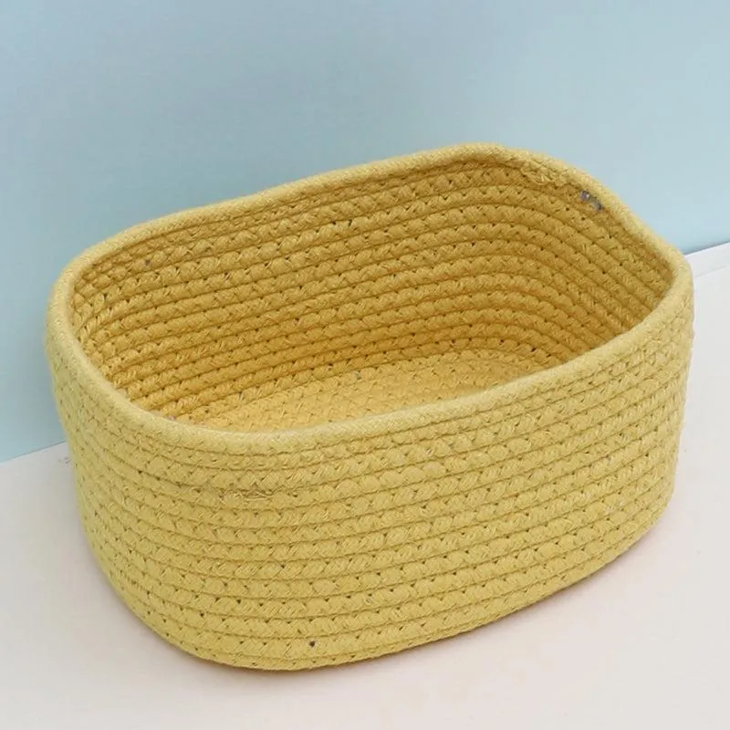 Malta Yellow Storage Basket