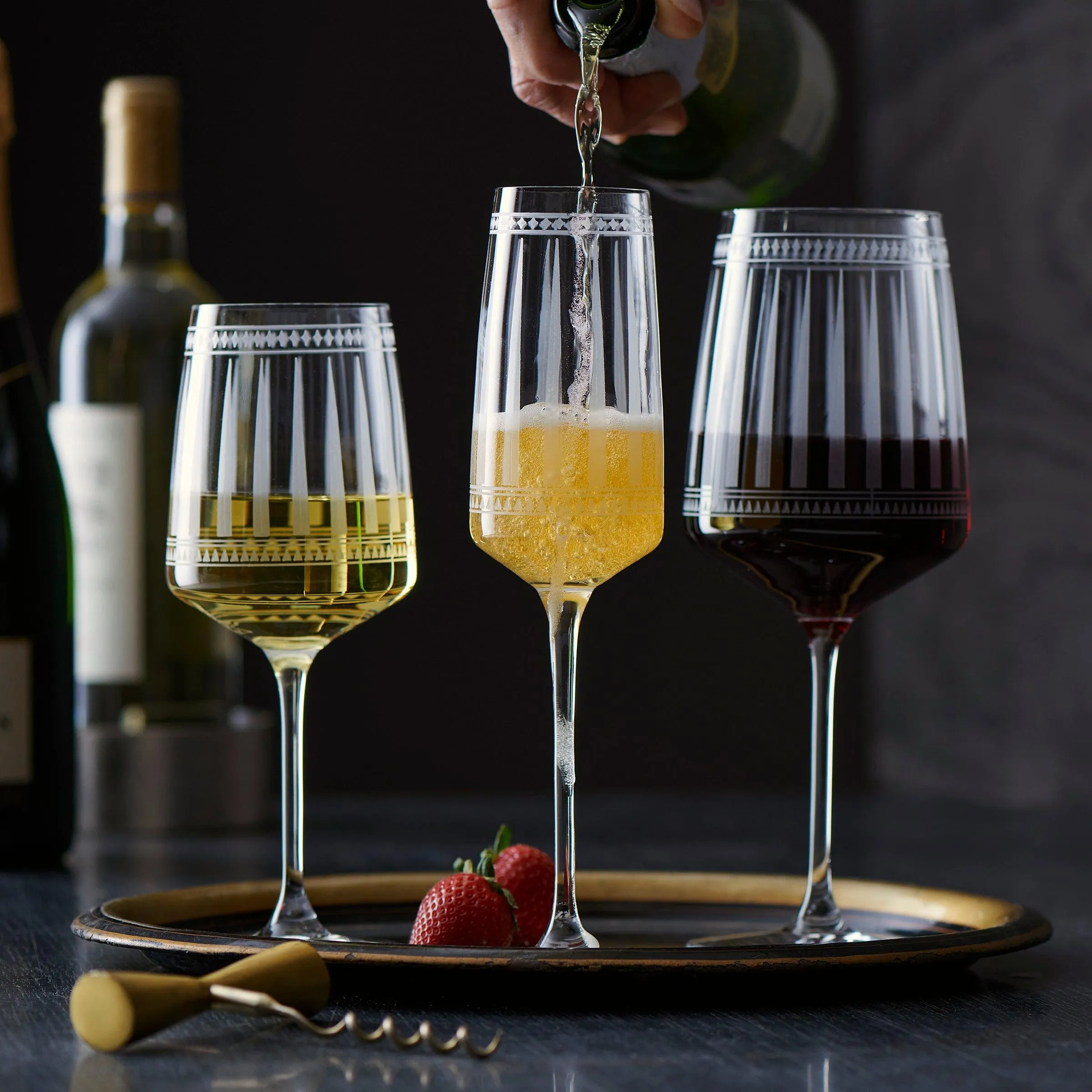 Marrakech White Wine Glasses