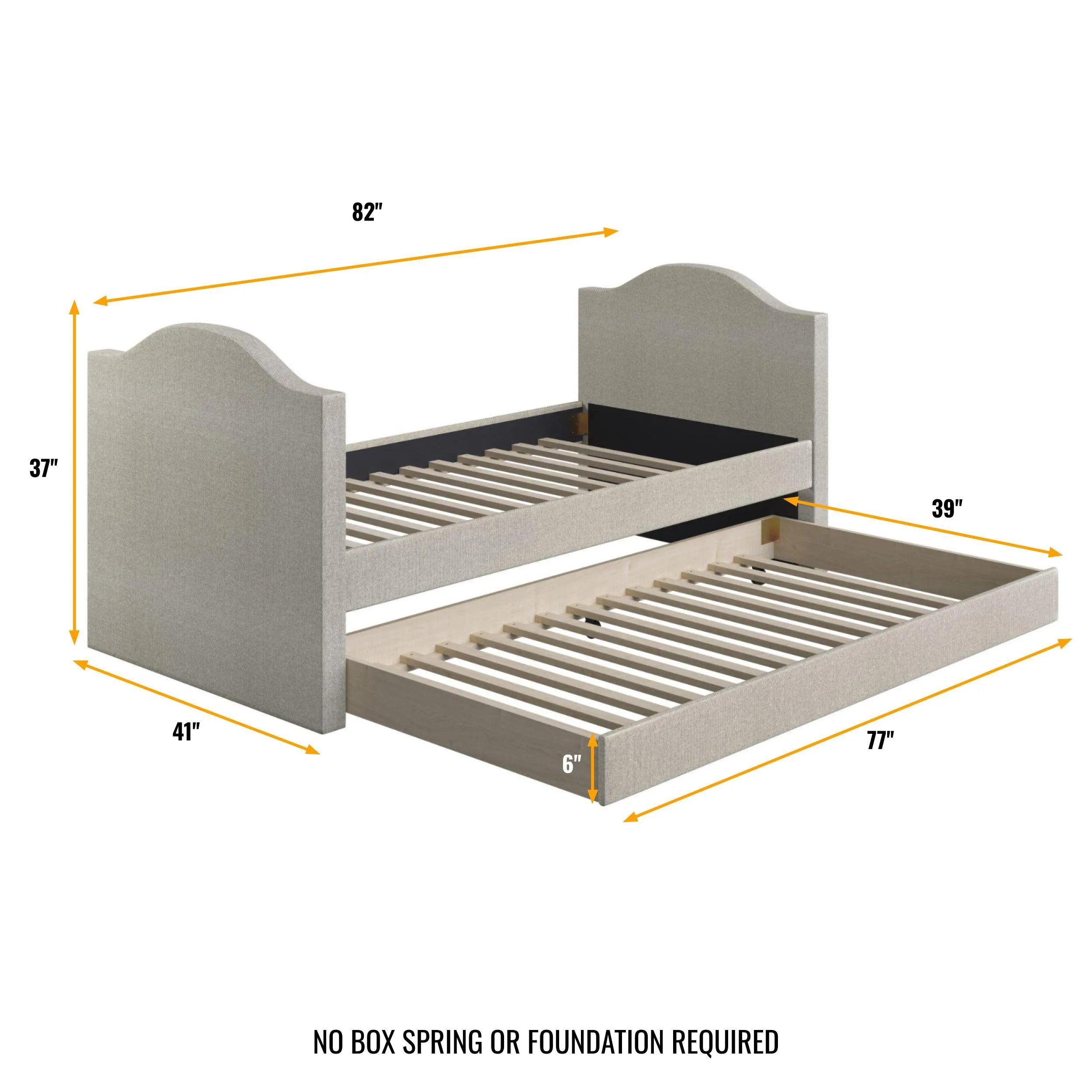 Messina Daybed with Trundle