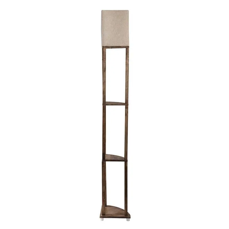 Mystie Yuno Floor Lamp With Shelf