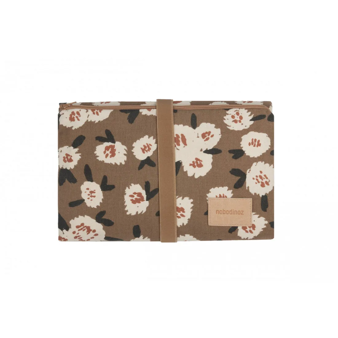 nobodinoz Hyde Park Waterproof Changing Pad Camellia