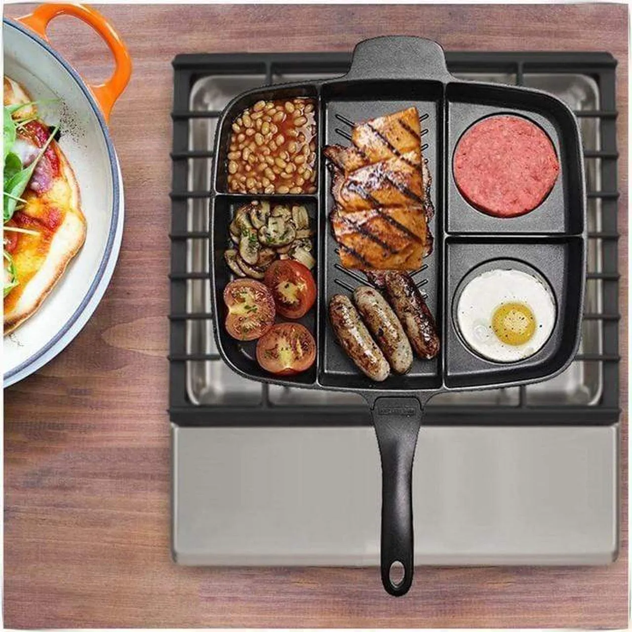 Non-Stick 5 In 1 Magic Pan Ia-12