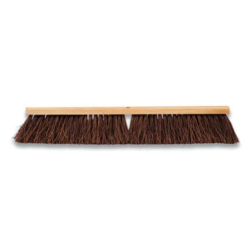 Palmyra Push Broom Head, Brown Bristles, 24" Brush