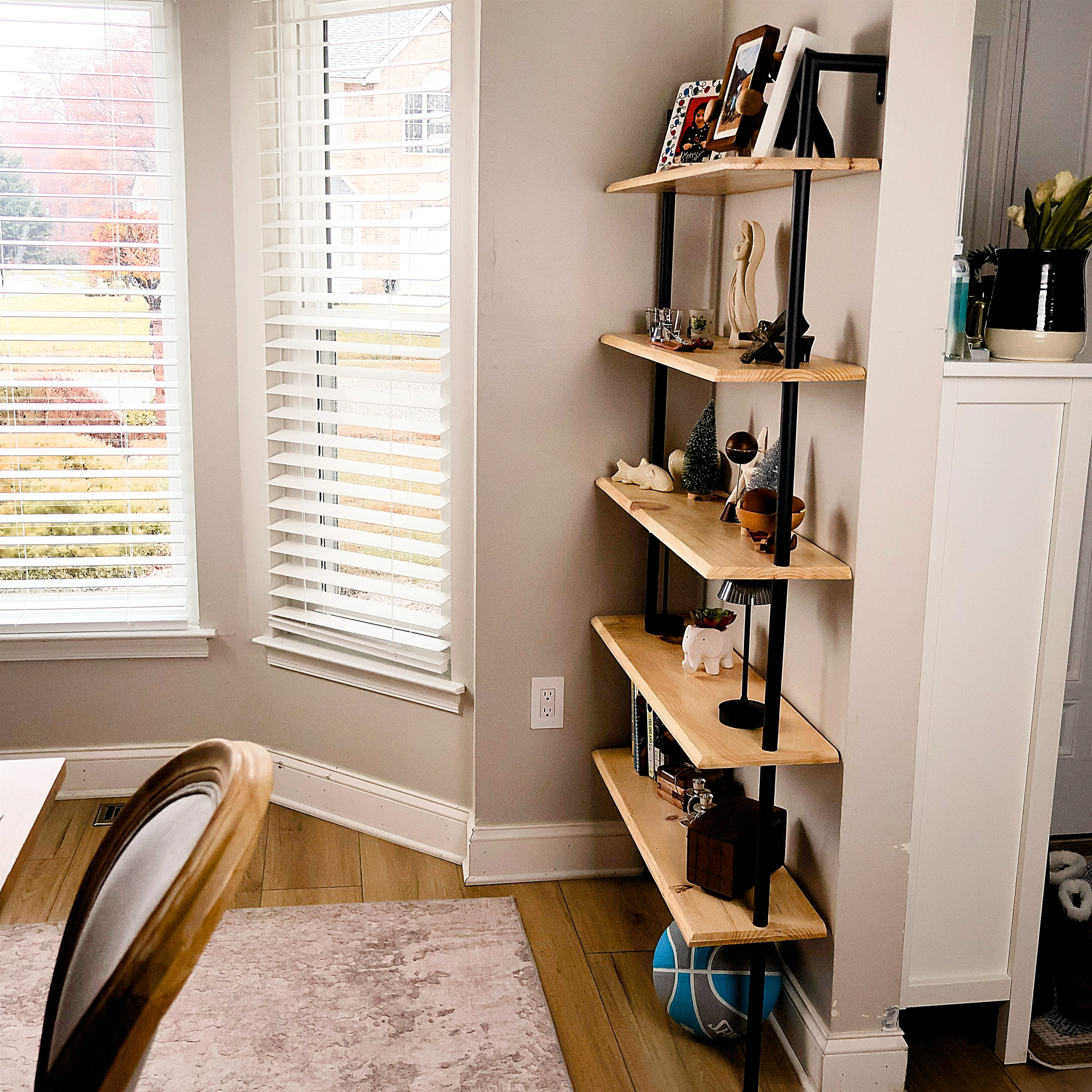 Panena Floating Ladder Bookcase/Bookshelf