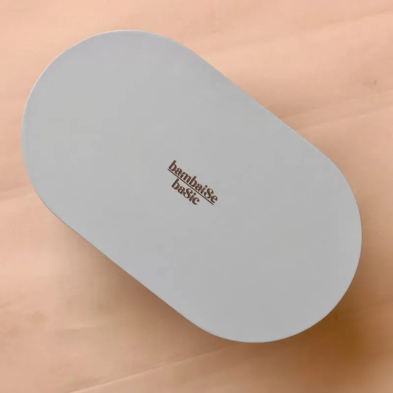 Pebble Grey Oval Tray | Multiple Sizes | 11 x 6 x 1 inches